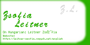 zsofia leitner business card